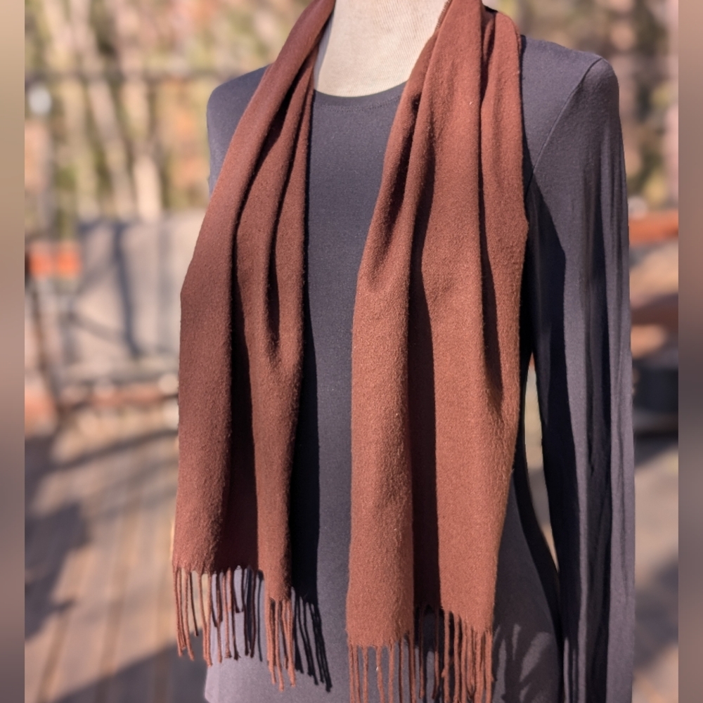 Cashmink Soft Brown Scarf